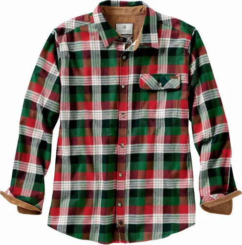 Miniatura 37 de Legendary Whitetails Camisa de franela de manga larga con botones para hombre, 100% algodón