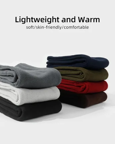 Miniatura 9 de Bufanda corta y cálida de forro polar para hombres y mujeres para invierno, clima frío, calentador suave para el cuello, bufandas para el cuello