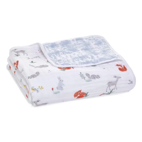 Miniatura 11 de aden + anais Manta de muselina 100% algodón orgánico para bebé, ropa de cama de cuna para recién nacidos y niños pequeños, cobija de guardería