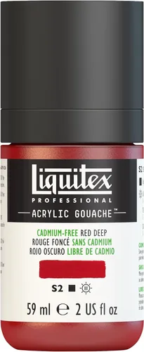 Miniatura 6 de Liquitex Professional - Gouache acrílico profesional, botella de 2 onzas (59 ml), blanco titanio