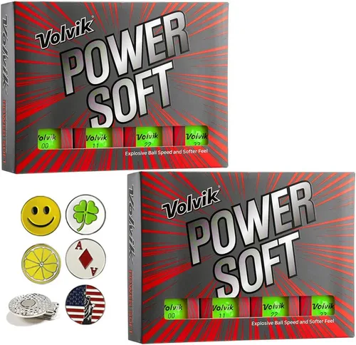 Miniatura 13 de Volvik Power Soft Explosive Ball Speed Golf Balls Set de regalo