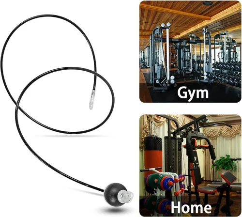 Miniatura 7 de Cable de polea grueso de 0.197 in de alambre de acero para máquinas de cable, equipo de gimnasio en casa, accesorio de ejercicio de fitness