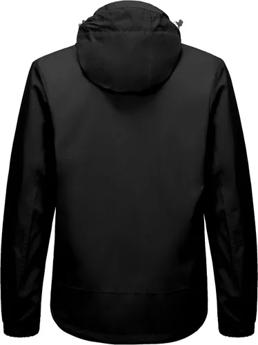 Miniatura 3 de Little Donkey Andy Chaqueta impermeable para hombre, ligera, con capucha, para viajes, senderismo, golf