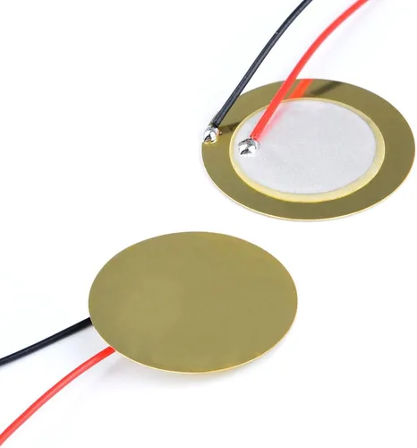 Miniatura 5 de TIMESETL 15pcs Piezo Pickup 1.063 in Piezo Amplificadores Discos con 13" Cables para Guitarra Acústica Tambor