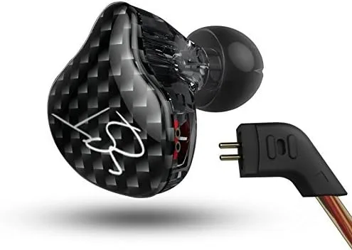 Miniatura 4 de Auriculares KZ ZST, dinámicos, híbridos, controlador dual en oídos