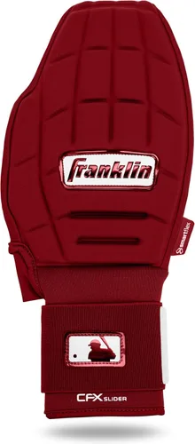Miniatura 24 de Franklin Sports MLB Guante deslizante de béisbol y sóftbol - CFX PRT Guantes de baserunning deslizantes protectores para adultos y jóvenes - Guante