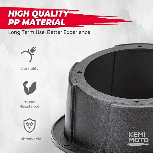 Miniatura 4 de KEMIMOTO Cápsula de altavoces en ángulo de 6.5 pulgadas, 1 cápsula de altavoz universal para caja de 6.5 pulgadas, compatible con UTV, RV, coche