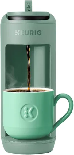 Keurig K-Mini Mate - Cafetera de una sola porción, ultracompacta de 4 pulgadas de ancho, apta para taza de viaje, regalo ideal para vacaciones para