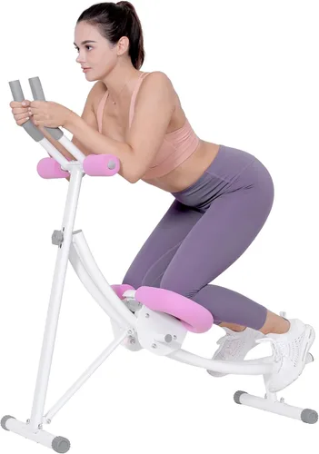LanPavilion Equipo de Entrenamiento Abdominal, Máquina de Abdominales con Altura Ajustable y Estabilidad, Equipo de Entrenamiento Abdominal para
