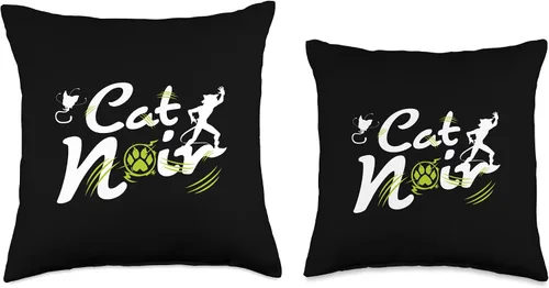 Miniatura 3 de Miraculous Ladybug Cat Noir - Almohada estilizada para patas, 16 x 16 pulgadas, multicolor