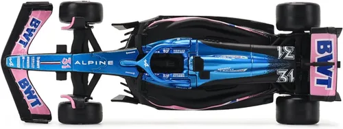 Miniatura 6 de HTLNUZD 2023 1/43 F1 Team A523#31 E.Ocon Aleación Modelo de Coche de Carreras para BWT-Alpine Die Cast Adultos Colección Coches Regalo Azul