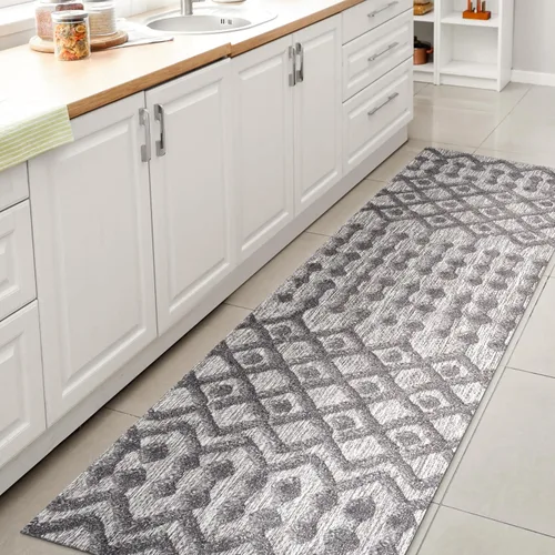 JONATHAN Y IBZ103A-28 Peralta - Alfombra marroquí con diamantes para interiores y exteriores, estilo bohemio, geométrico, fácil limpieza, para