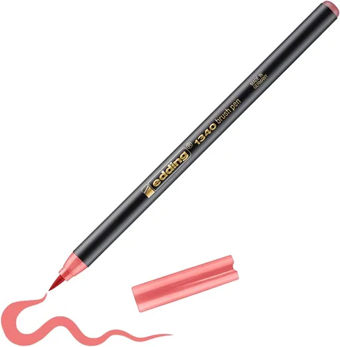 Miniatura 16 de edding 1340 pincel - azul - 1 bolígrafo - punta de pincel flexible - rotulador para pintar, escribir y dibujar - diarios de viñetas, letras a mano
