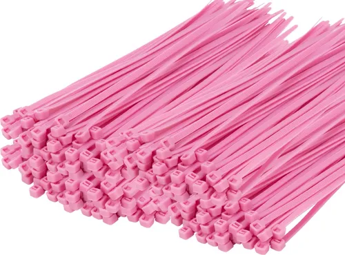Miniatura 21 de Armpow Brida de cremallera púrpura de 6 pulgadas, 1000 unidades, 18 libras, brida de cremallera pequeña a media, brida de nailon PA66 resistente a