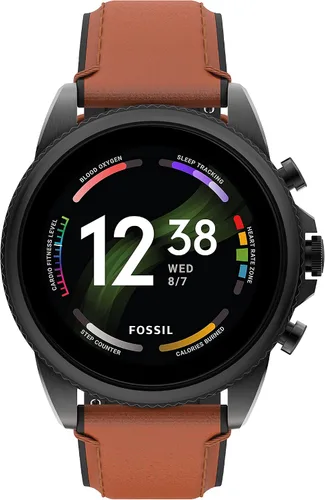 Fossil Gen 6 - Reloj inteligente con pantalla táctil de 1732in con Alexa integrado frecuencia cardíaca oxígeno en sangre seguimiento de actividad