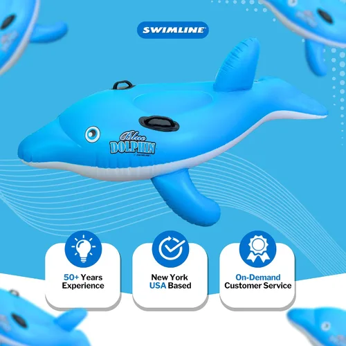 Miniatura 6 de Swimline Flotador de piscina estable de delfines