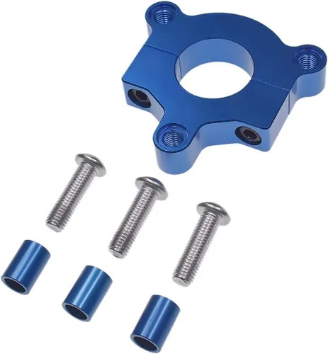 Miniatura 4 de Piñón CNC 44T con adaptador de 1.5 pulgadas, se adapta a bicicletas motorizadas de 60cc 66cc 80cc (azul)
