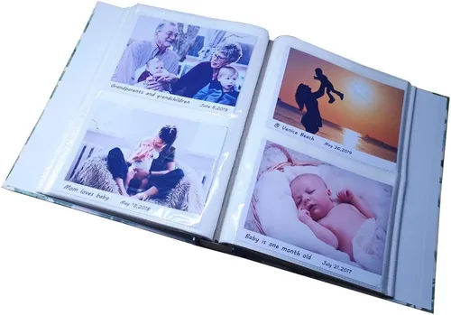 Miniatura 3 de Álbum de fotos de 10 x 15 cm (4 x 6 pulgadas). Cada álbum tiene capacidad para 200 fotos de 10 x 15 cm, en total 400 fotos. Álbum de fotos