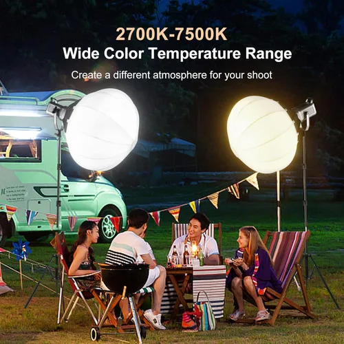 Miniatura 2 de GVM - Kit de luz de video de 150 W, iluminación continua de 2700K-7500K para fotografía con Softbox Linterna y Soporte, kit de luz de estudio