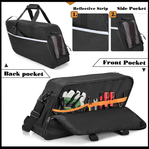 Miniatura 4 de HODRANT Forros para alforjas, organizador de alforja de viaje para motocicleta compatible con Harley Davidson 1993-2022 Touring Road Glide/Street