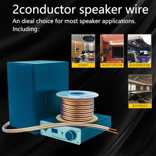 Miniatura 7 de Mukjipa-Cable-02 5N OFC (99.999% de cable de cobre libre de oxígeno) Cable de altavoz de audio de alta fidelidad 2 conductores, 10 AWG, 12 AWG, 14