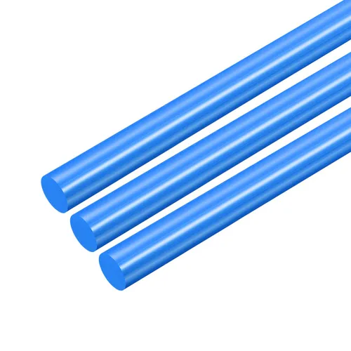 Miniatura 35 de uxcell Varilla redonda de plástico de 1/2 pulgada de diámetro y 20 pulgadas de longitud, varillas de polioximetileno, barras redondas de plástico