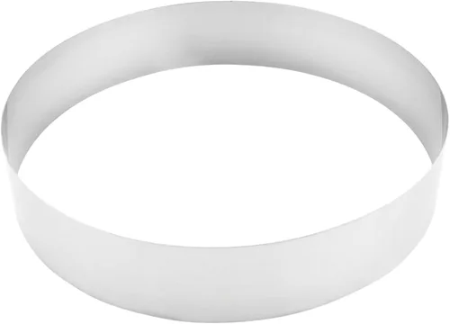 Miniatura 7 de Restaurantware Anillo de horno de 5 x 2.4 pulgadas, 1 anillo redondo para pastel, molde de anillo de acero inoxidable congelable listo para horno