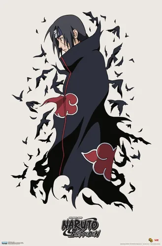 Miniatura 12 de Trends International Naruto Shippuden - Póster de pared de Itachi, 14.725 x 22.375 pulgadas, versión enmarcada de madera de granero