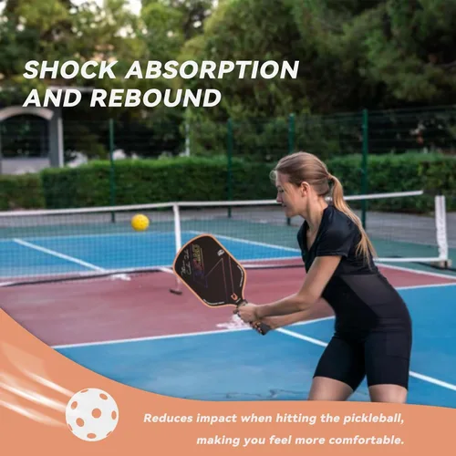 Miniatura 4 de Paletas de pickleball T700 de titanio de fibra de carbono, raqueta de pickleball aprobada por USAPA, raquetas principales de pickleball