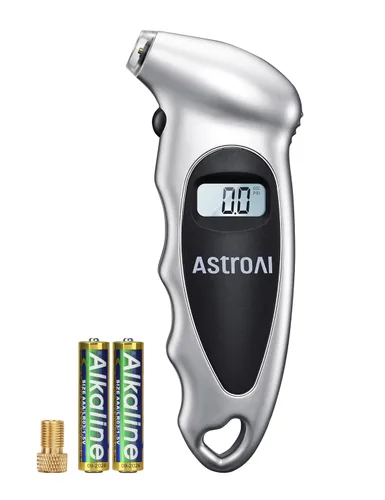 Miniatura 9 de AstroAI Medidor digital de presión de neumáticos de 200 PSI, medidor de neumáticos industrial calibrado a ANSI B40.7 grado 2A (± 0.5%)