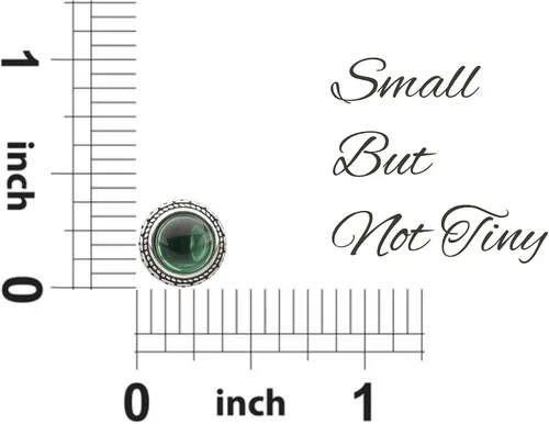 Miniatura 74 de Aretes de plata de ley con piedra natal de cristal real, joyería para mujer, moda occidental 925, envejecida, bohemia, hecha a mano, el mejor regalo