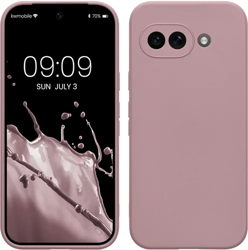 Miniatura 178 de kwmobile Funda compatible con Google Pixel 9 Pro - Funda protectora delgada de TPU para teléfono - Acabado mate suave - Negro mate