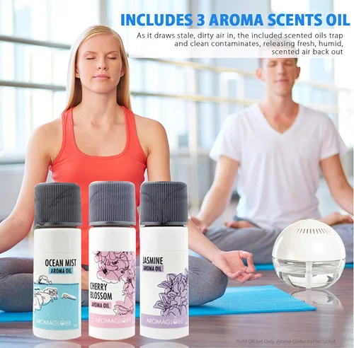 Miniatura 5 de Daiwa Felicity - Juego de 3 repuestos de aceite aromático para el aire y la habitación, máquina aromatizadora de ruido blanco con aceites