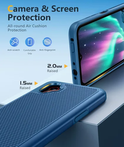 Miniatura 211 de FNTCASE Funda para iPhone 17 Pro: Fundas delgadas translúcidas de color azul claro compatibles con MagSafe, protección completa de la cámara