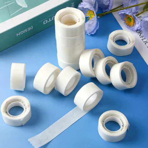 Miniatura 4 de UPINS Puntos de Pegamento, 300 Piezas Puntos Adhesivos de Pegamento para Globos de Doble Cara Removibles Puntos de Cinta Adhesiva para Globos
