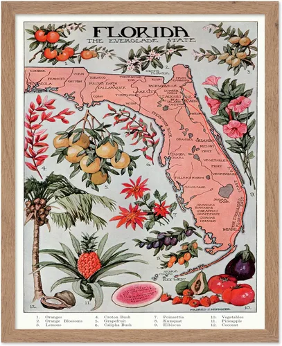 Miniatura 27 de Monem Art Mapa Monumental Vintage de Florencia Impresión - Póster de Viaje Retro - Arte de Italia - Gran Regalo para Hombres, Mujeres, Amantes