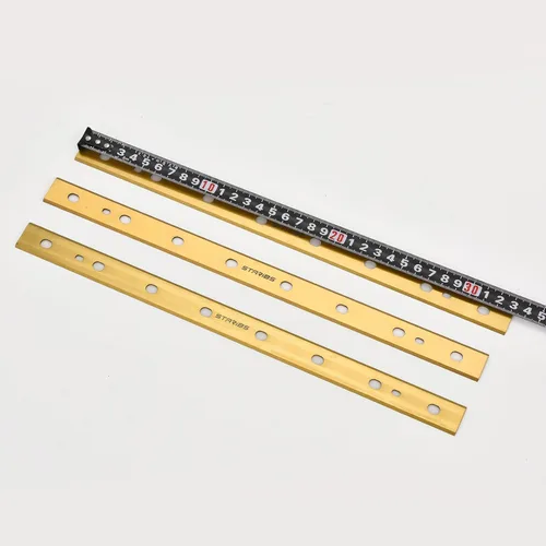 Miniatura 6 de Cuchillas cepilladoras de titanio de 13 pulgadas para DW735, DW735X, repuesto para DW7352, cuchillos recubiertos de titanio, juego de 3