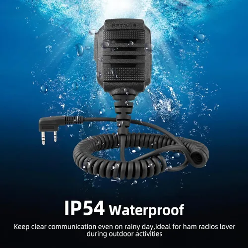 Miniatura 13 de Retevis MateTalk - Walkie Talkies B4 con micrófono de hombro impermeable, cancelación de ruido de radio de 2 vías, compacto, carga USB-C, radios