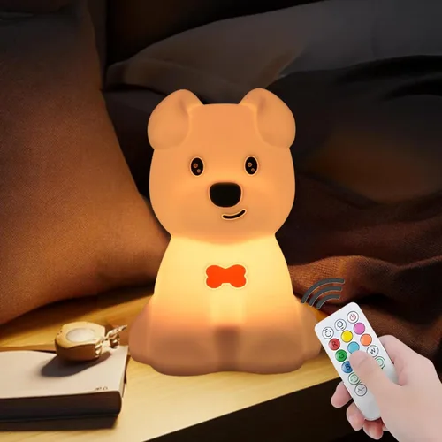 Miniatura 16 de Luces nocturnas de conejo de gran tamaño, lámpara de noche para dormitorio, resistente a la rotura, cuidado de los ojos, brillo ajustable, ajuste