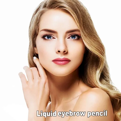 Miniatura 3 de Boobeen 2 lápices de cejas impermeables – Bolígrafo de tatuaje de cejas Microblading con un aplicador de punta de microhorquilla – Crea cejas
