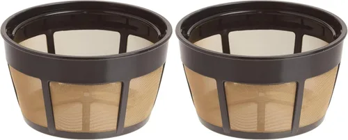 Cuisinart GTF-B - Filtro de café en tono dorado, canasta, molino de rebabas (paquete de 2)