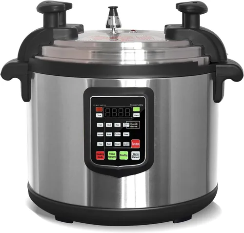 Miniatura 8 de Kolice - Olla a presión eléctrica comercial de 220 voltios, olla a presión de 15 L, olla a presión con olla interior antiadherente, 15 L