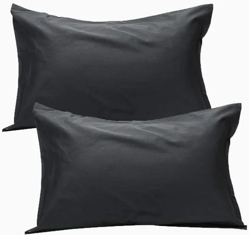 Miniatura 10 de Fundas de almohada de algodón peinado de 600 hilos (paquete de 2) tamaño Queen de 20.0 x 30.0 in, color rosa claro liso Rosa Claro (Sólido)