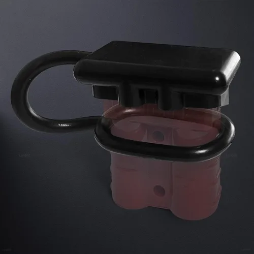 Miniatura 2 de Cubiertas de Conector Rápido de Batería Cubierta de Goma Antipolvo para Desconexión Rápida de Batería de 175 Amperios (2pcs, Negro)