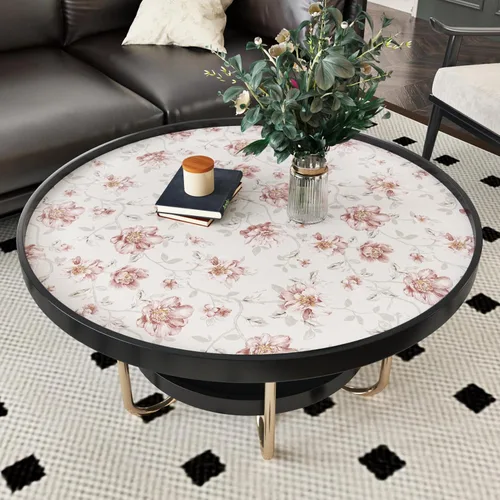Miniatura 7 de WESTICK Papel tapiz autoadhesivo con diseño floral de rosas rosadas, autoadhesivo, extraíble, para paredes decorativas, dormitorio, baño