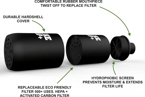 Miniatura 5 de ECO - Cartuchos de filtro de repuesto para Smoke Trap + Filtro de repuesto individual - Filtro reemplazable sin residuos de plástico - Máximo
