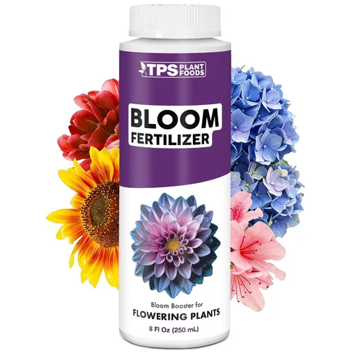 Fertilizante Bloom Booster – Fertilizante de floración, alimento líquido para plantas para más floraciones, flores más grandes y desarrollo de