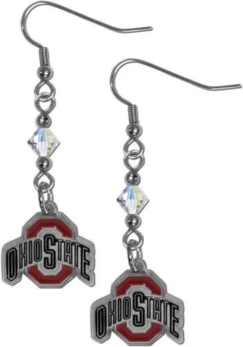 Miniatura 14 de Siskiyou Sports Pendientes colgantes de cristal de la NCAA