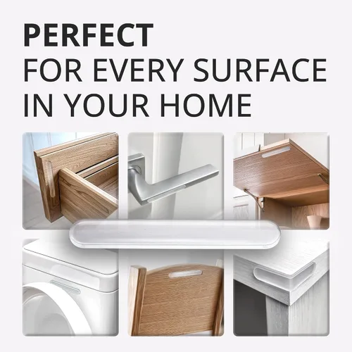 Miniatura 3 de X-Protector Tiras Amortiguadoras para Puertas de Gabinete - 40 PIEZAS - Silenciador de Puerta Transparente - Amortiguadores Premium para Puertas