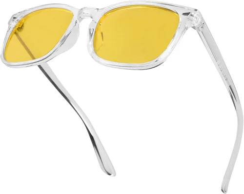 bluelightblockingeyeglasses Lente de visión nocturna rosa/amarilla A04